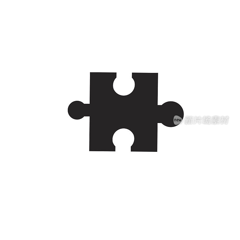 Jigsaw Pieces轮廓马蹄形图标的网站设计